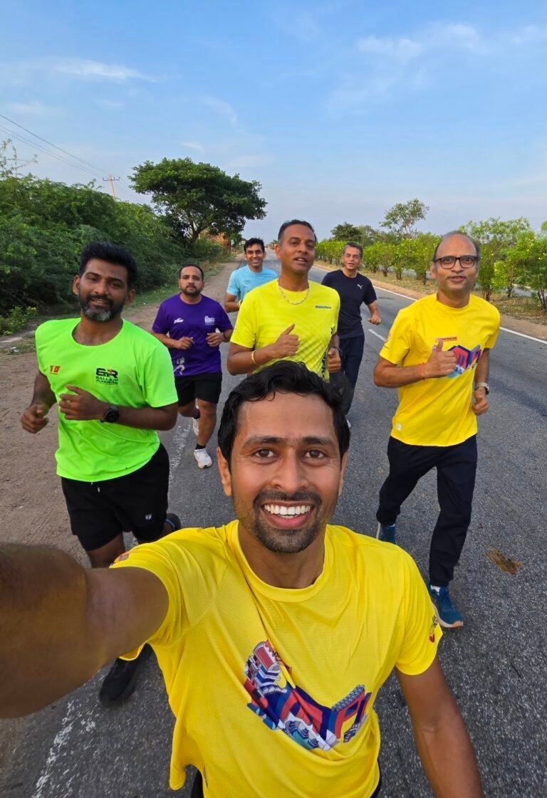 Friends from BCR enjoying a morning run