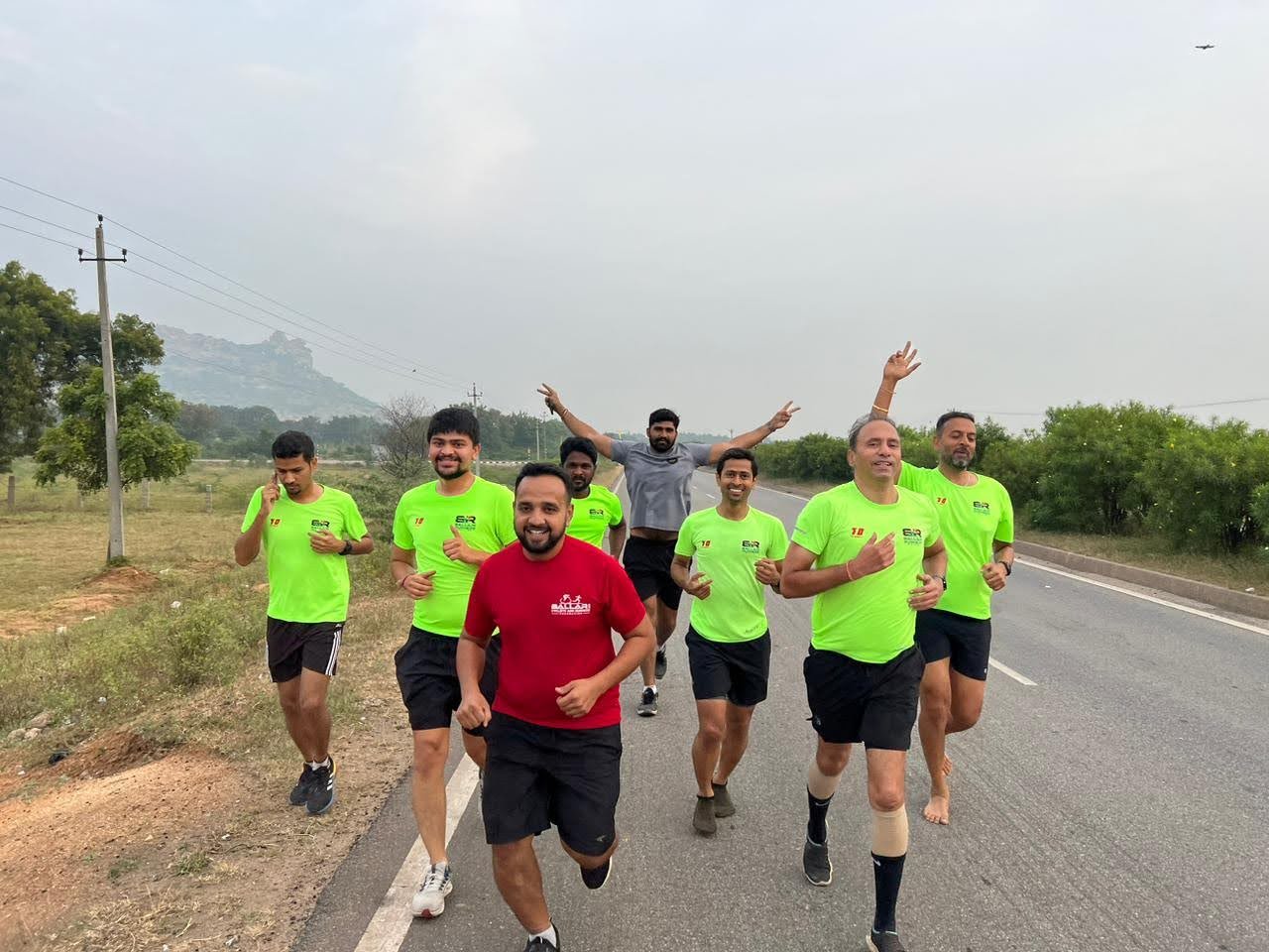 BCR runners enjoying a morning group run